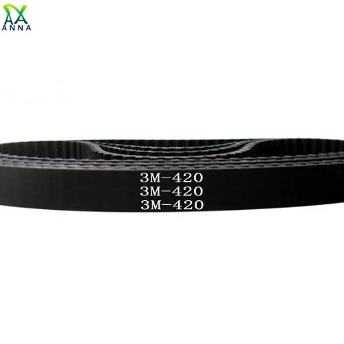 

HTD 3M Timing belt C= 420 423 426 432 width 6/9/15mm Teeth 140 141 142 144 HTD3M synchronous 420-3M 423-3M 426-3M 432-3M