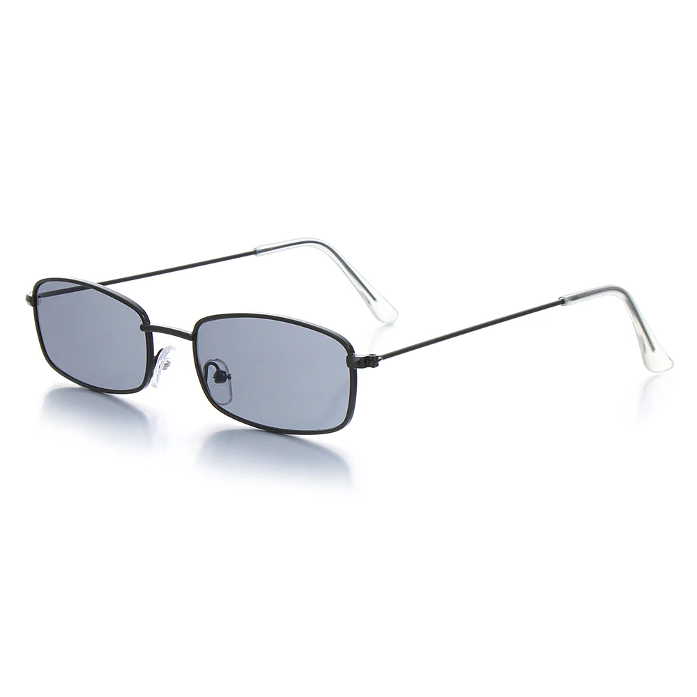 1Pc Unisex Kleine Retro Zonnebril Trend Kleurrijke Metalen Frame Clear Lens Zonnebril Vintage Steampunk Shades Zomer Bril