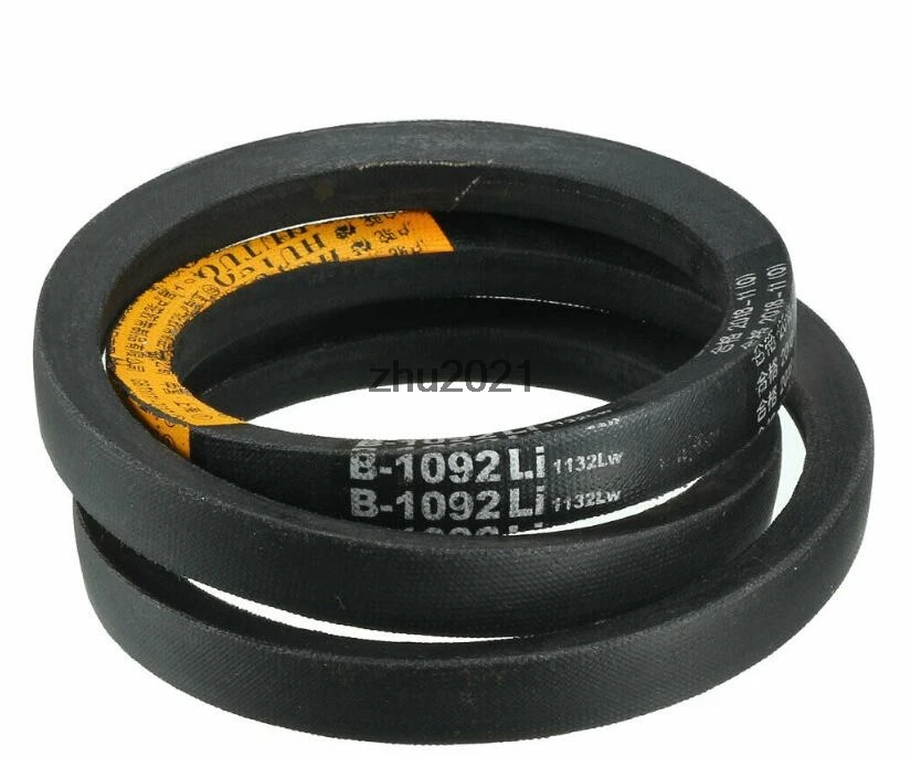 B1092 Rubber Transmission Driving Belt V-Belt 17mm Width x 11mm Thickness