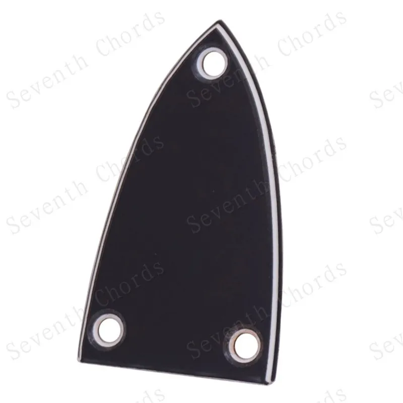 2Pcs Black Plastic Truss Rod Cover For Acoustic Electric Bass Guitar Accessories