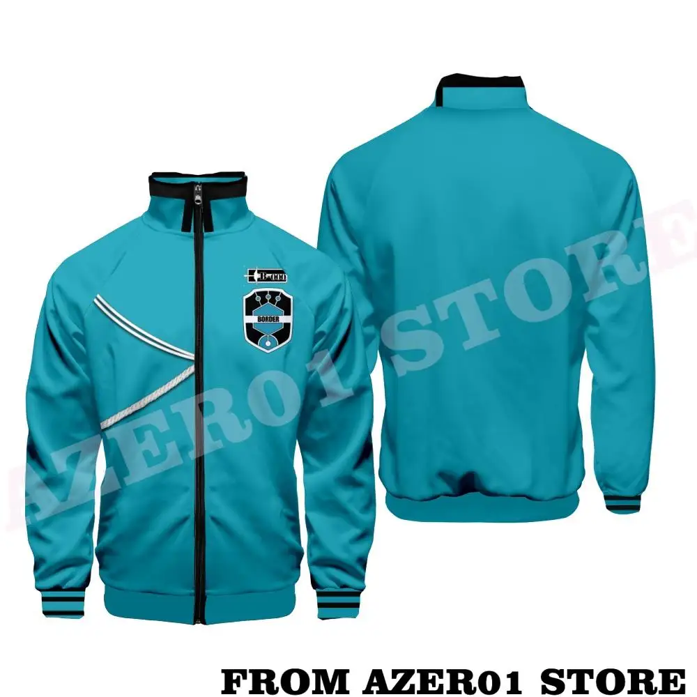 World Trigger-Veste à Capuche avec Fermeture Éclair pour Homme et Femme, Manteau d'Hiver Gravité, Mikumo Osamu Kuga Yuma, Cosplay Merch