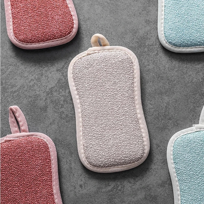 2pcs youpin dish cloth decontamination cleaning brush kitchen double-sided magic dish cloth