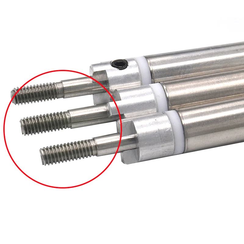 4pcs Diameter 3mm/ 4mm Stainless Steel Marine Boat Prop Shaft 10cm/15cm/20cm For RC Boat