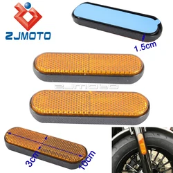 1 Pair Red Reflectors Truck Plastic Reflectors Motorcycle ATV Dirt Bike Car Reflector Safety Warning Fork Reflectors