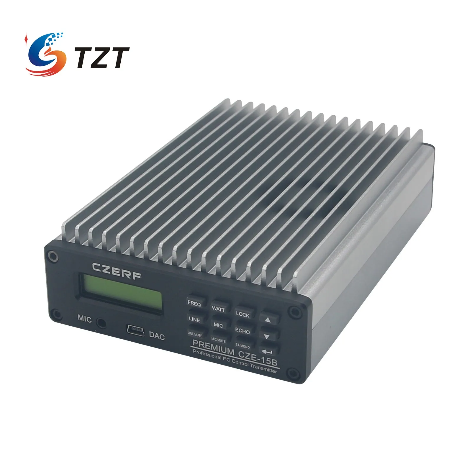 Tzt CZE-15B fm sender pc control broadcast radiosender mit netzteil antenne