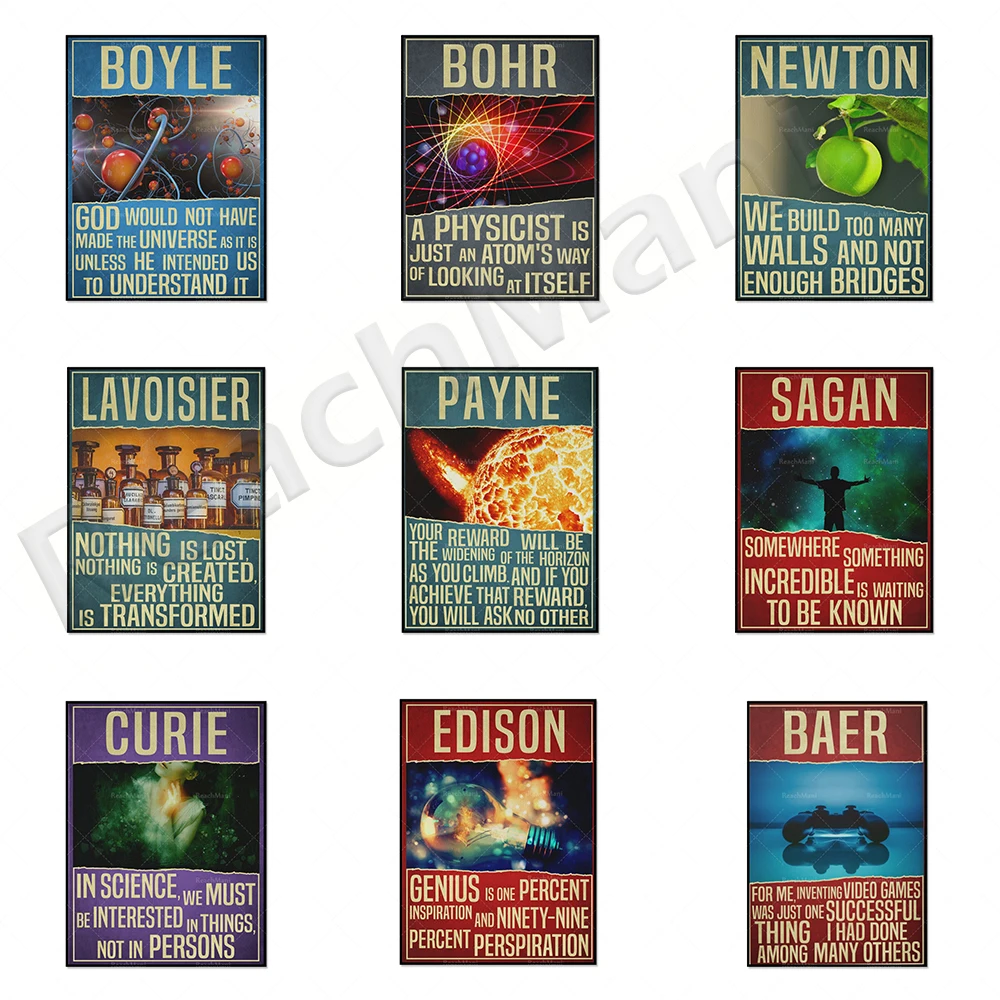 Computer Science Art Physics Programmer Coding Decoration Poster, Computer Geek Gift, Science Art Astronomy Teacher Gift, Johann