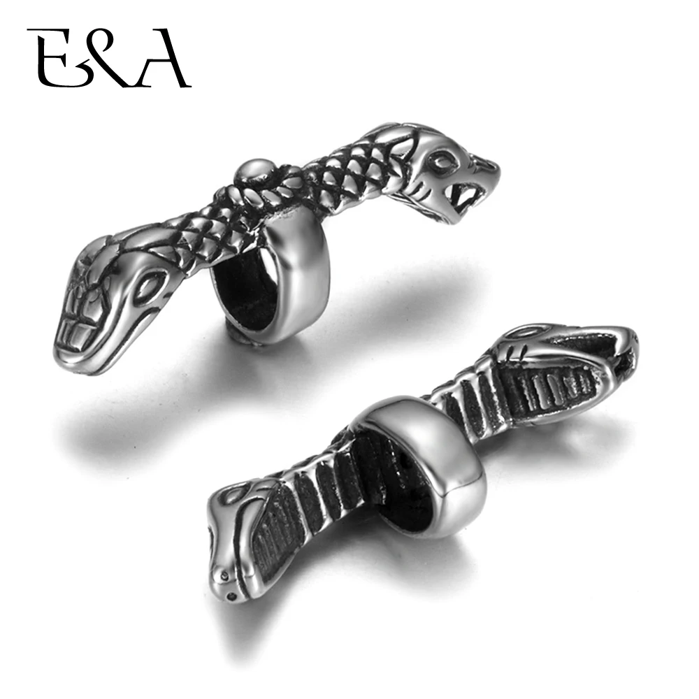 Stainless Steel Snake Hooks OT Clasp for 3mm Leather Bracelet Jewelry Making DIY Accessories