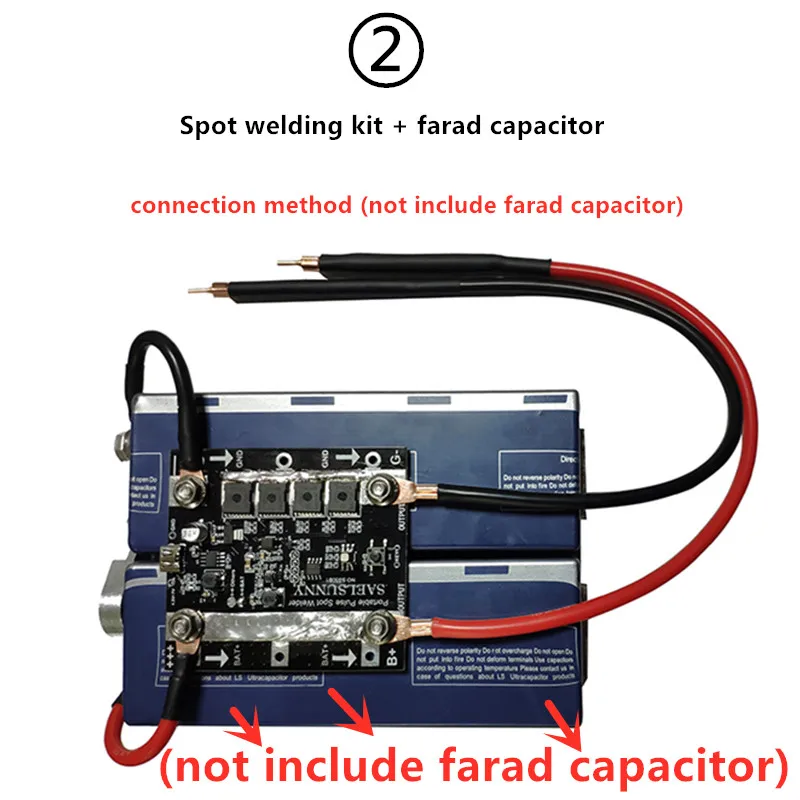Auto trigger 18650 lithium battery/farad capacitor handheld diy spot welding pen spot welder control board kit accessories