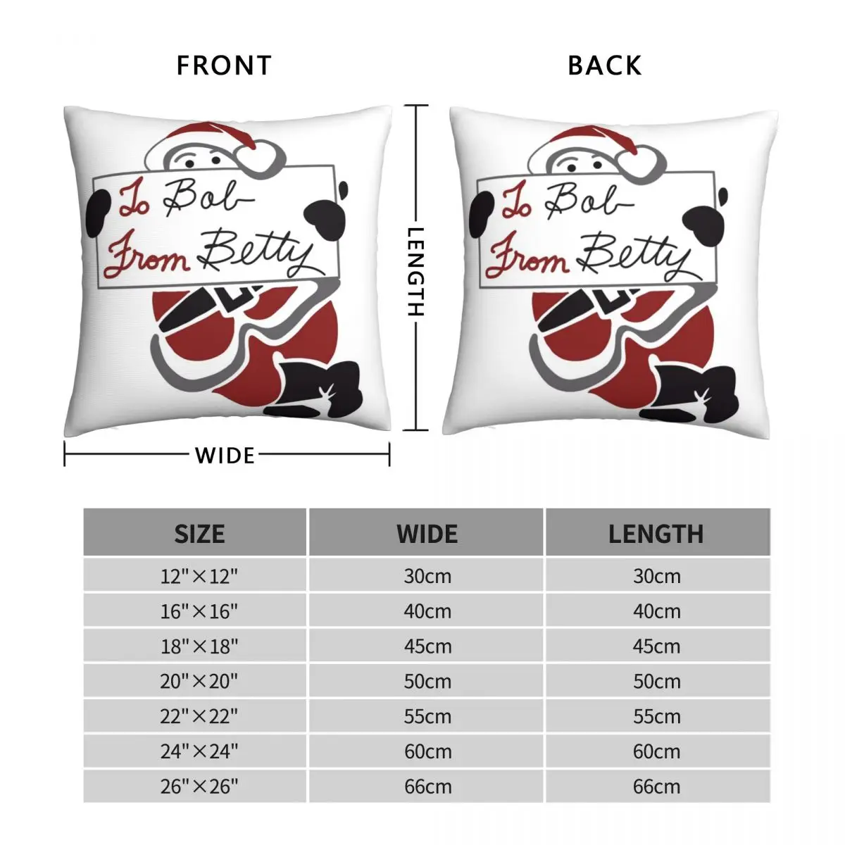 No Angle No Angle Christmas Square Pillowcase Polyester Linen Velvet Printed Zip Decor Throw Pillow Case Home Cushion Cover