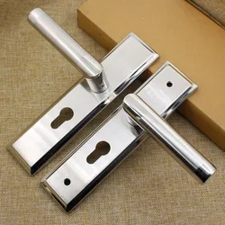 Stainless Steel Wood door Lock Fix hole Size155 mm Bedroom Indoor Door Lock Set