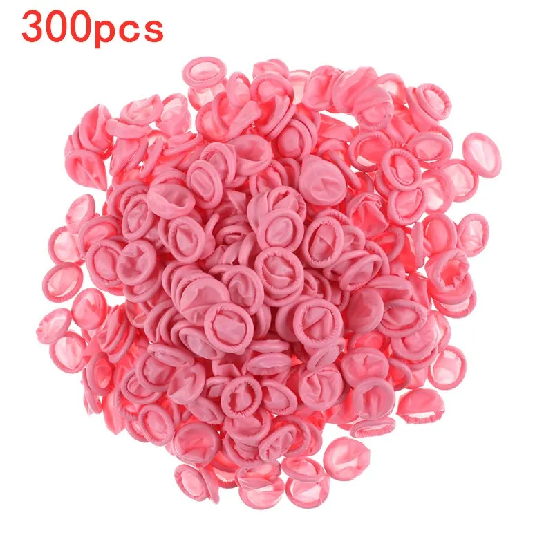 واقية الإصبع دائم الوردي الأصفر الملونة اللاتكس غطاء للأصابع قفازات أمان المضادة للانزلاق المطاط غطاء للأصابع نوعية جيدة