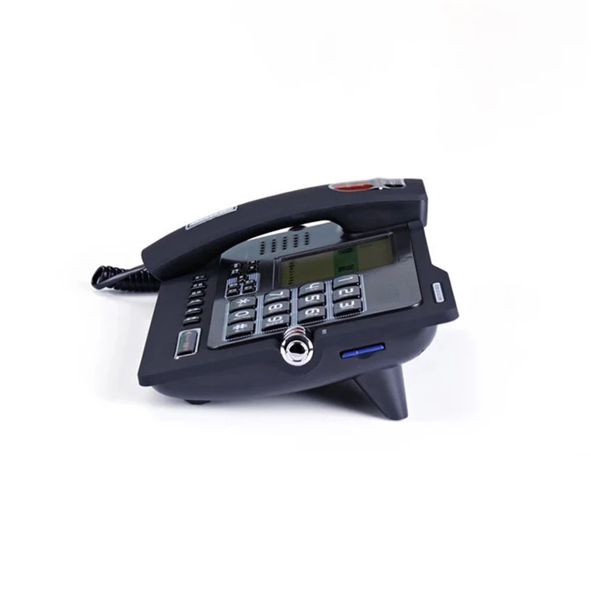 Multifunction Corded Landline Telephone Phone with Call Recording, Backlit, Message Leaving, 4G/32G Card, Password Protection