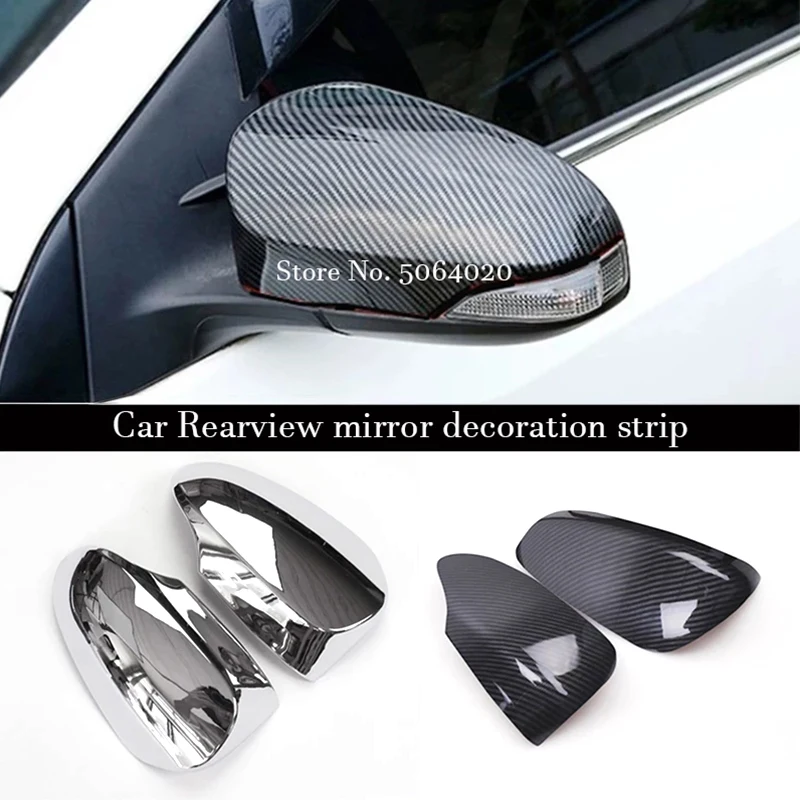 

ABS Chrome Car Side Door rearview mirror Cover Trim Sticker Car Styling For Toyota Avensis 2015 2016 2017 2018 2019 Accessories