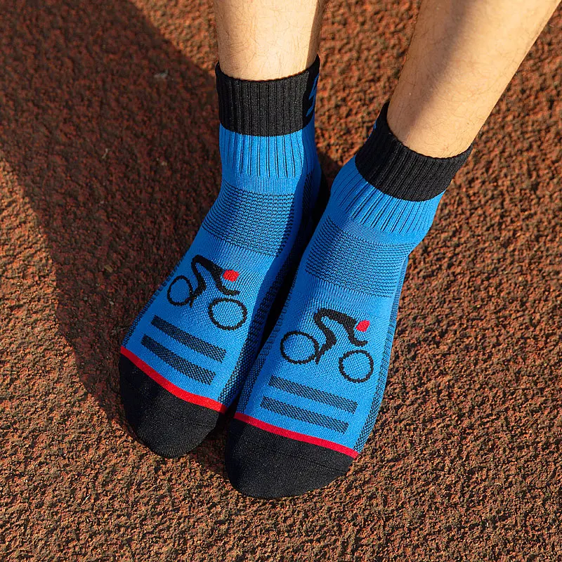 2023 New Men Women Cycling Sock Breathable Outdoor Basketball Socks Protect Feet Wicking Bike Running Football Sport Socks image 6