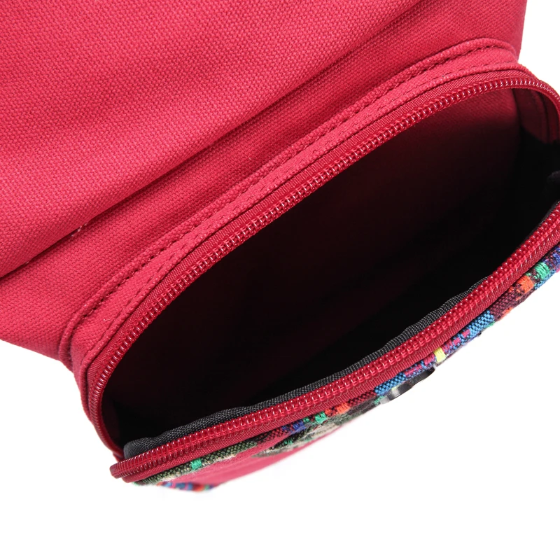 Annmouler Vintage Women Waist Bag Pack Large Capacity Fanny Pack Fabric Patchwork Phone Pouch Pocket Girls Adjustable Belt Bag