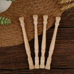 4pcs/set 1:12 Dollhouse Miniature Wooden Roman Pillar Model Furnitures Toys