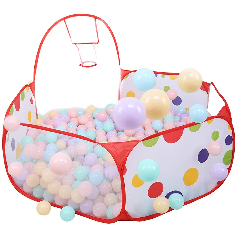 Play Tent Cartoon Ball Pit Pool Portable Foldable Children Outdoor Indoor Sports Educational Toys With Basket For Kids