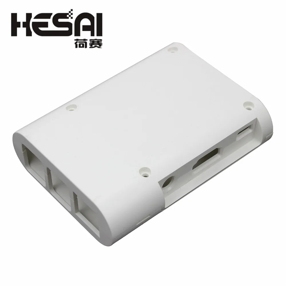 Funda para Raspberry Pi 3 Modelo B Plus y Raspberry Pi 3 2, carcasa negra, caja de ABS