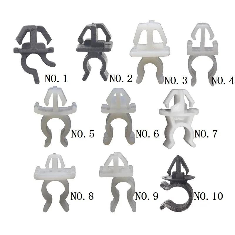 20 PCS Car Fastener Hood Bonnet Prop Rod Support Clip nylon plastic retainer for Toyota Nissan Benz Hyundai Honda