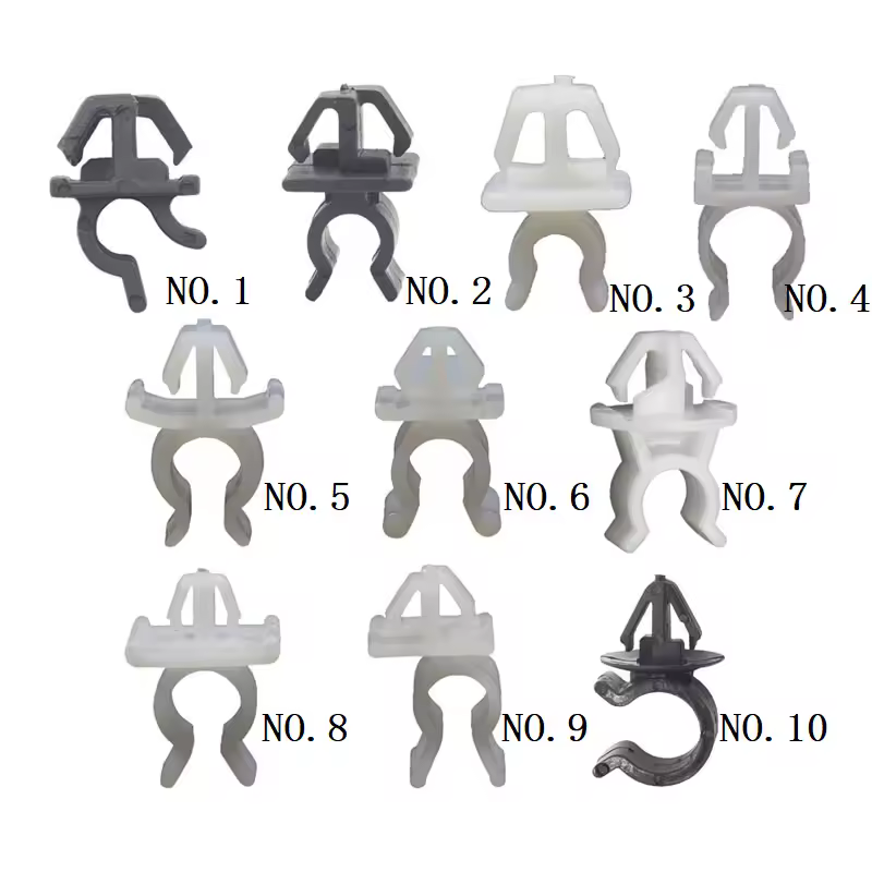 20 PCS Car Hood Bonnet Prop Rod Support Clips Nylon Plastic Retainer Fastener for Toyota Nissan Benz Hyundai Honda