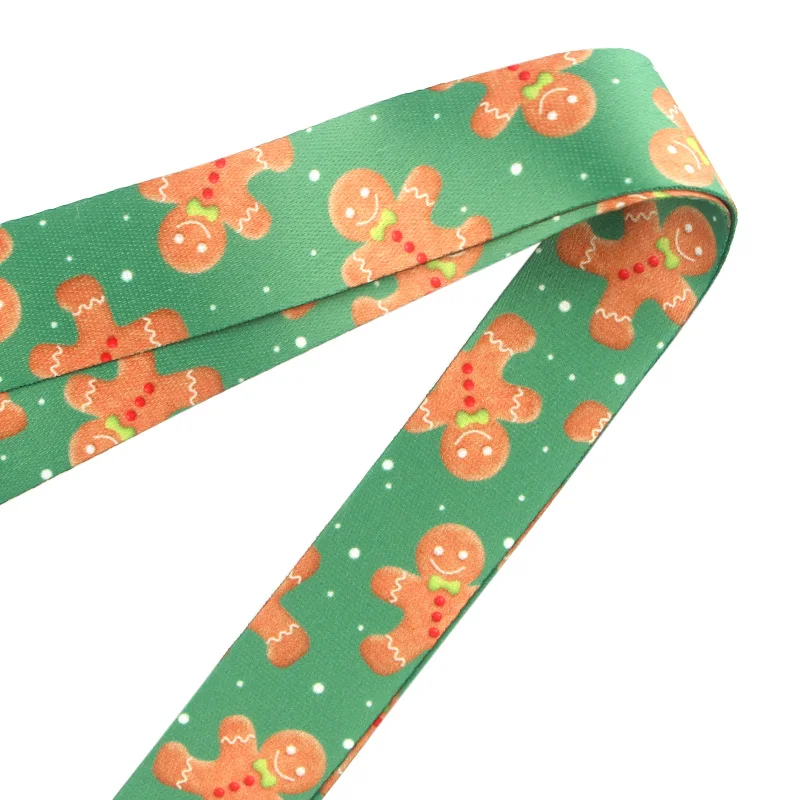 JF0199 سانتا كلوز عيد الميلاد الحبل الرقبة حزام الحبل ل مفتاح بطاقة الهوية أحزمة هاتف USB شارة حامل شنق حبل Lariat اسهم #5