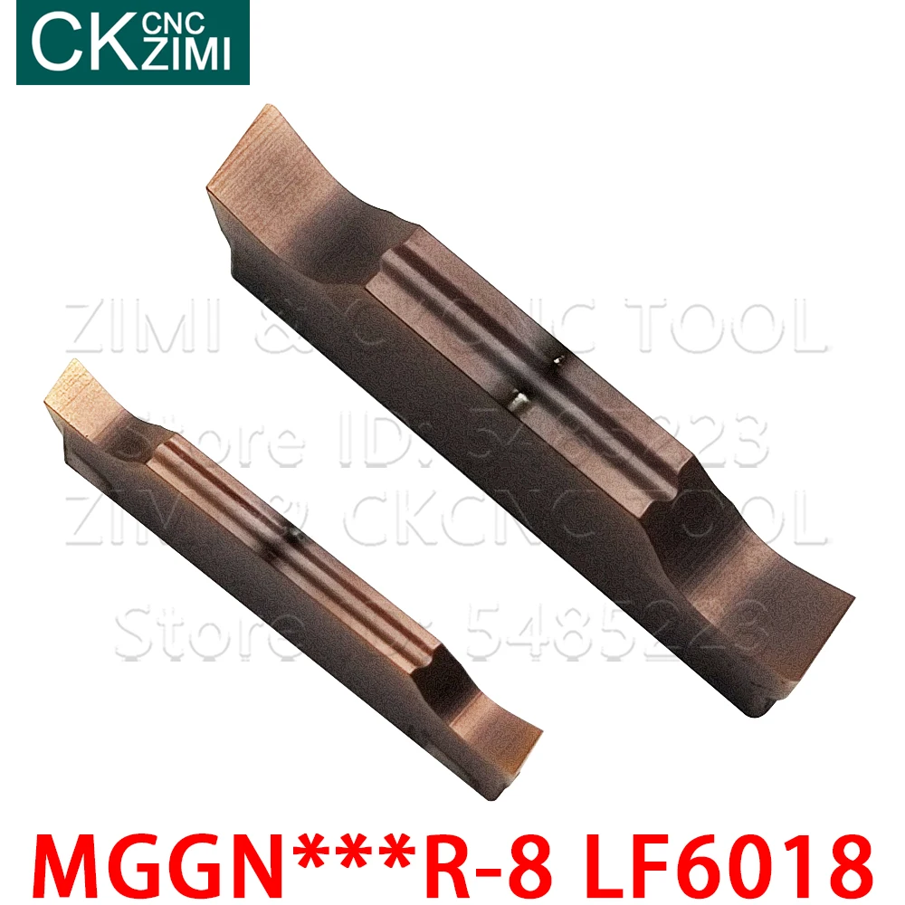 MGGN150R-8 LF6018 MGGN300R-8 LF6018 Carbide Sisipan Cutting dan Grooving Menyisipkan Alat Bubut CNC Alat MGGN untuk Stainless Steel