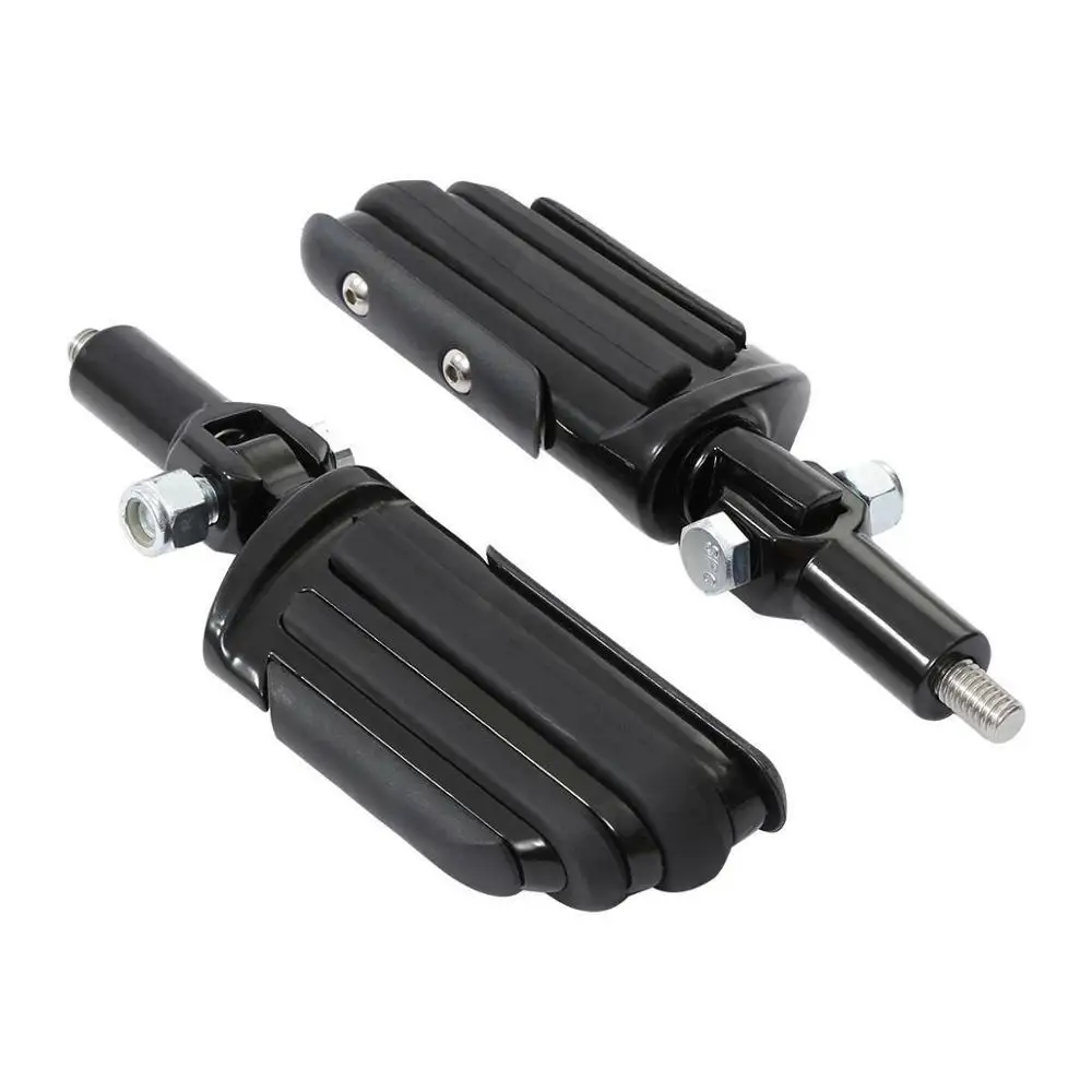 Motorcycle Black Passenger Footpeg Rest Male Support Mount For Harley Softail 2000-2006 2001 2002 2003 2004 2005