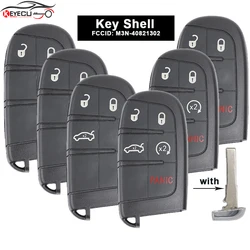 KEYECU M3N-40821302 sostituzione Smart Remote Key Shell Case Fob per Jeep Renegade Compass Fiat 500L 500X 500