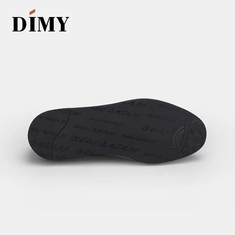 Dimy 2019 handmade custom lace lazy shoes summer men\'s leather breathable casual shoes Brock England wind