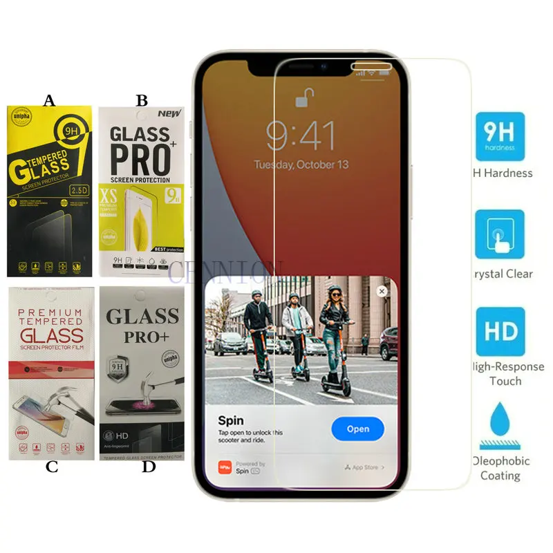 2in1 pack 0.3mm 9H Tempered Glass screen Protector for iPhone 13 12 mini 5.4 6.1 pro max 6.7 XR XS X 8 7 6s plus 5s 200pcs