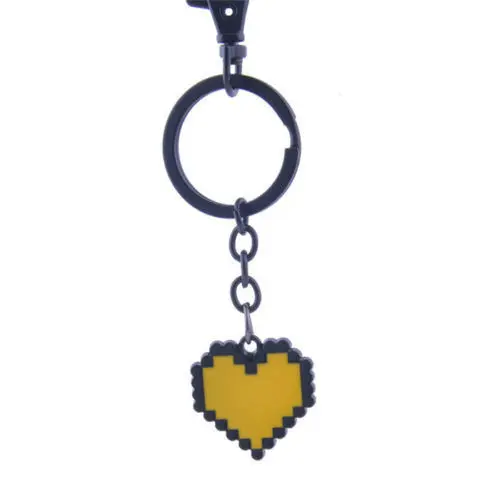 7 Pcs Set Undertale Sans Frisk LOVE Heart Necklace Determination Bravery Pendant Keychain Ring Holder Cosplay Prop Accessories