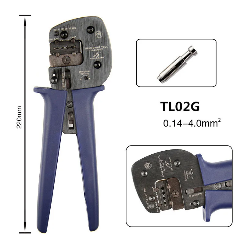 TL02/G Heavy Duty Connector Cold Pressing Pliers TL02 Air Needle And Wire Crimpling Pliers Suit For Harding Needle Crimp Tools