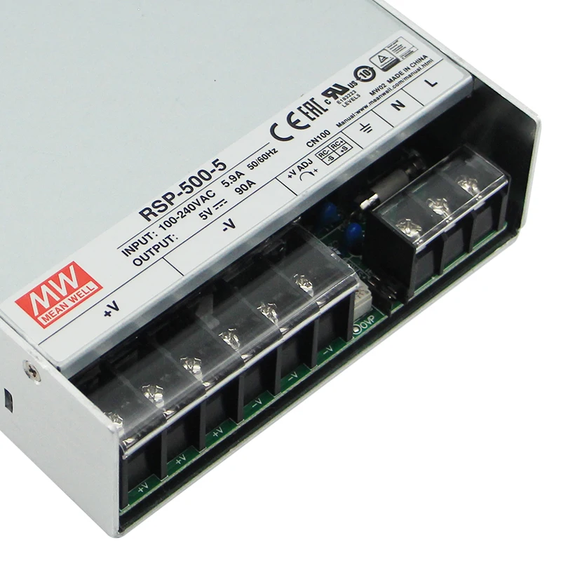 MEAN WELL RSP-500-15 15V 33.4A 501W High Quality meanwell DC Single Output with PFC Function Switching Power Supply Unit