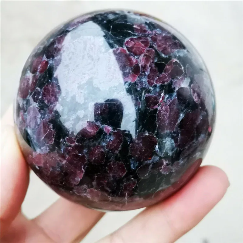 60-65mm Rare beautiful garnet ball crystal ball mineral healing hot