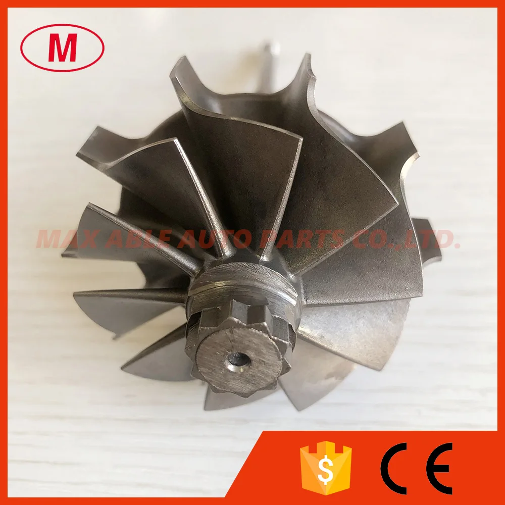 CT26 small/CT20B 17201-74080 17201-17080 50.00/59.70mm 10 blades  turbocharger turbine wheel&shaft/turbo wheel