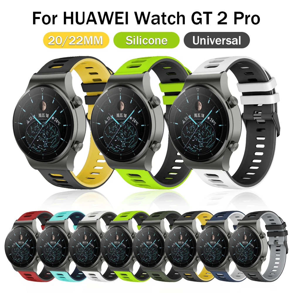 

22mm Watch Band For Huawei Watch GT Pro Strap For Samsung Galaxy Watch 3 45mm 46mm Gear S3 Frontier Bracelet Huawei gt 2/2E Pro