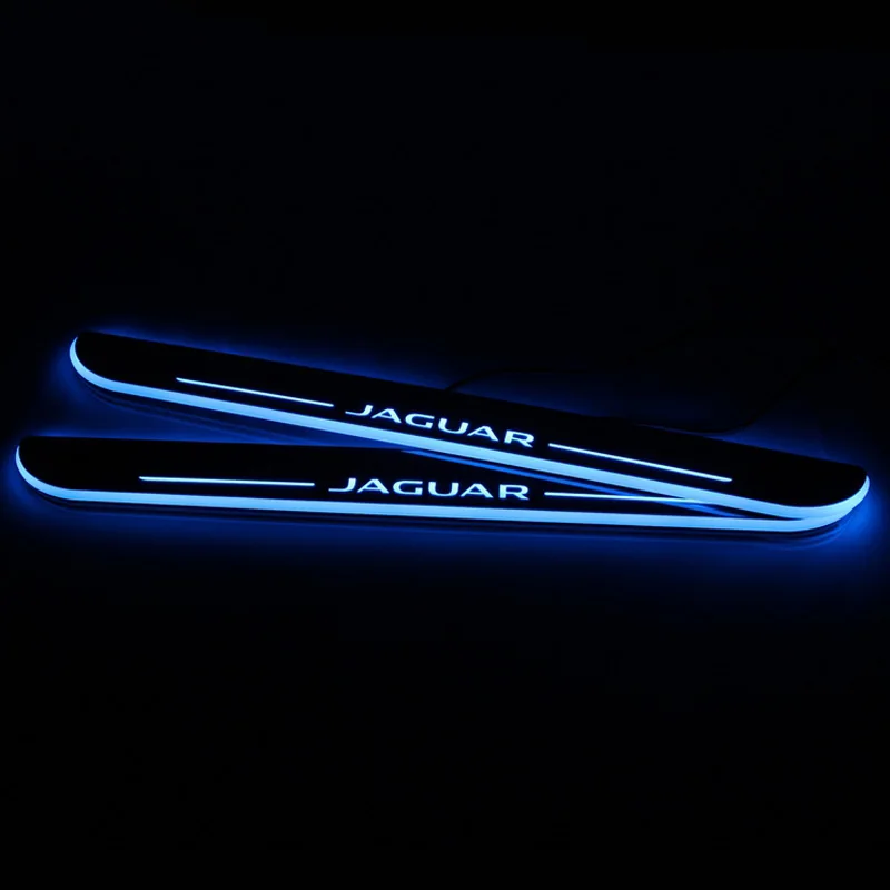 Welcome Pedal Lights For Jaguar XF 2008-2013 2014 Pedal car Door Sill Pathway Lamps led progi scuff plates Avante md auto