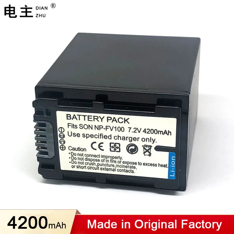 NP-FV100 NP-FV50 NP-FV70 NP FV50 FV70 FV100 Battery Charger For SONY FV30 FH60 FH70 FH100 SX83 SX63 CX580 CX700 CX760E AX100E