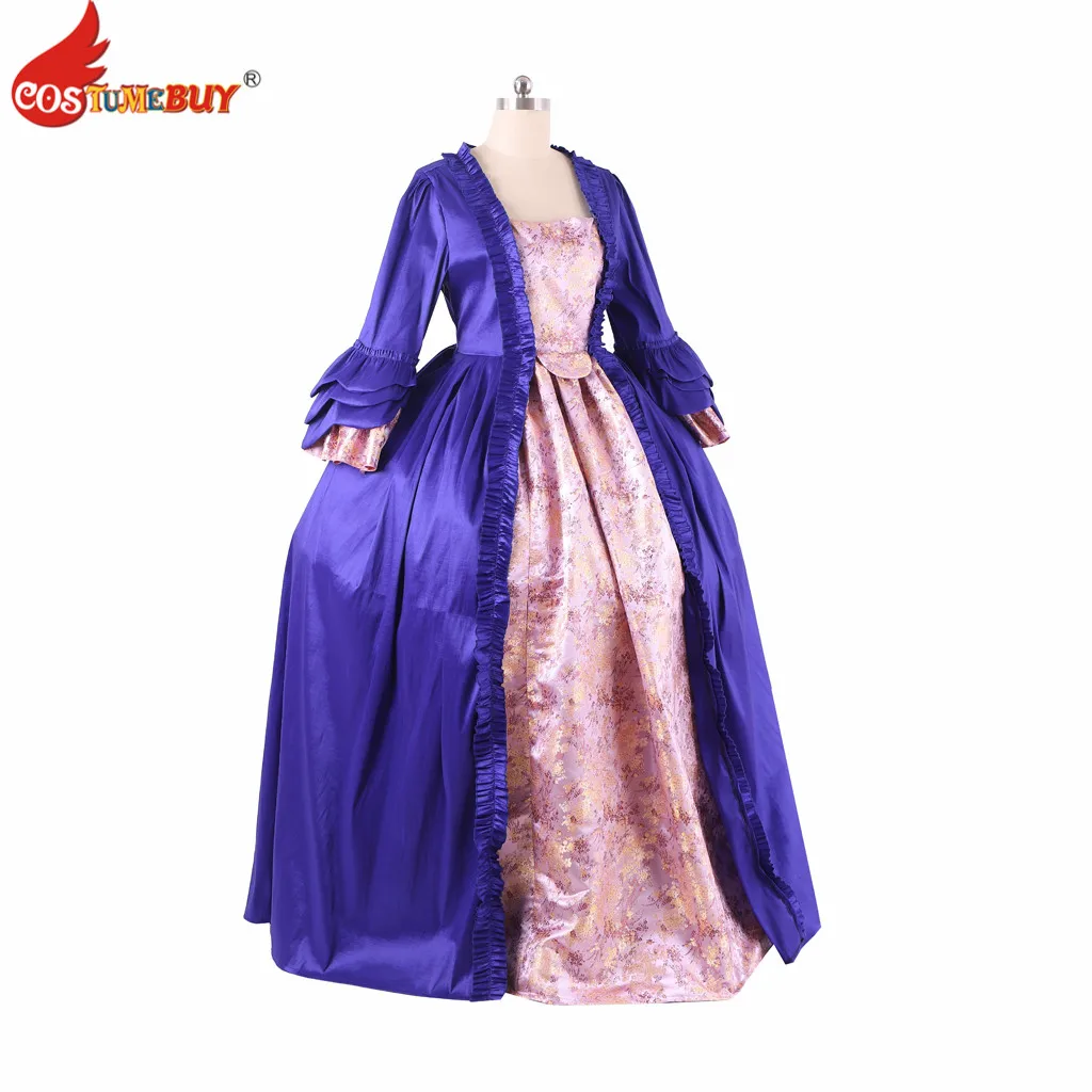 Costumebuy Regency pioneer 18th Versailles Duchess Belle dress medieval Reenactment Theatre Civil war Victorian Rococo Ball Gown