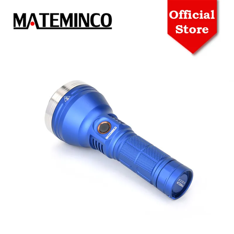 MATEMINCO-linterna LED MT35 Mini SFT40, linterna recargable por USB tipo C, de largo alcance, para defensa personal, 2200lm, 1300m