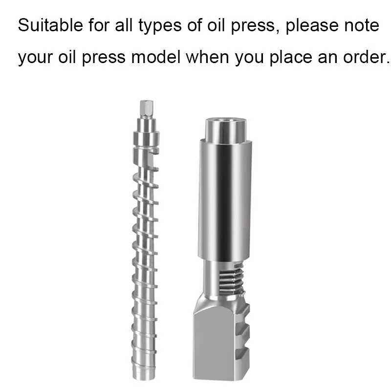 Commercial Household Oil press Accessories High Quality Stainless Steel Squeeze Screw and Bar Part of Oil Press Machine