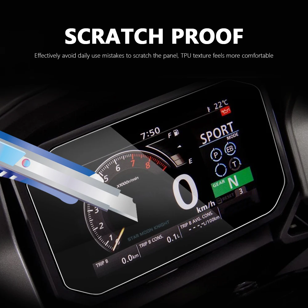 Motorrad Zubehör Scratch Cluster Screen-Dashboard Schutz Instrument Film Für Honda X-ADV 750 XADV X ADV XADV750 2021-