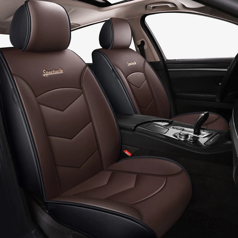 High Quality Leather Car Seat Covers For Peugeot 206 207 308 Sw 208 5008 2020 307 407 2008 301 508 Auto Accessories