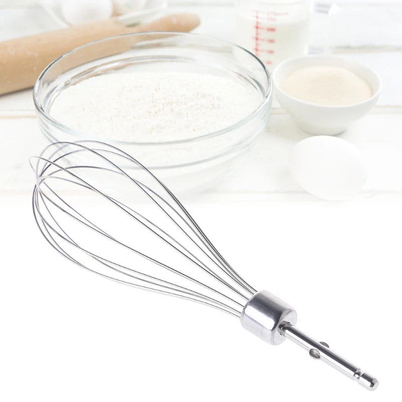 Electric Egg Beater Accessories Frother Mixer Whisk Stainless Steel Kitchen Tool 10166