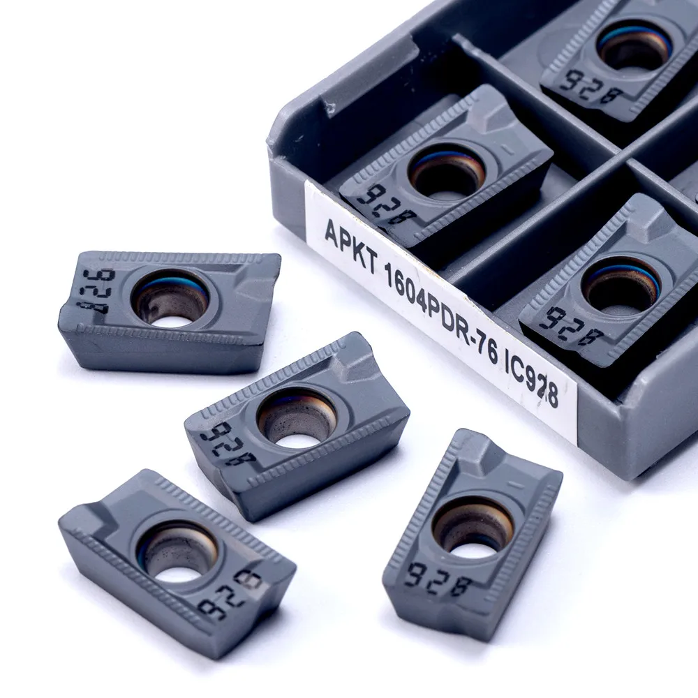 Di alta qualità APKT 1604 PDR-76 IC928 inserto in metallo duro strumento CNC APKT 1604 originale fresatura esterna strumento di tornitura 10 pz