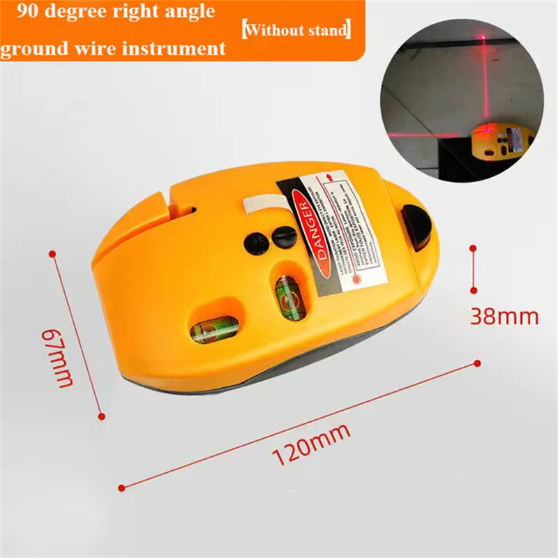 Portable Electronic 90 Degree Horizontal Vertical Laser Level Line Level Long Distance High Precision Infrared Level For Wall