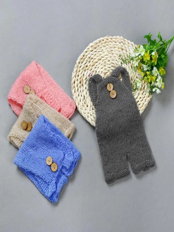 Newborn Baby Knit Crochet Clothes Costume Photo Photography Props Outfit newborn baby boy rompers summer jumpsuit baby girl