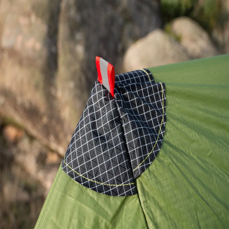 FLAME'S CREED Lanshan 2 Pro Just 920 Gramm 2-seitiges 20D-Silikon-Leichtgewicht-2-Personen-Rucksack-Campingzelt für 3 und 4 Jahreszeiten – Detail 4