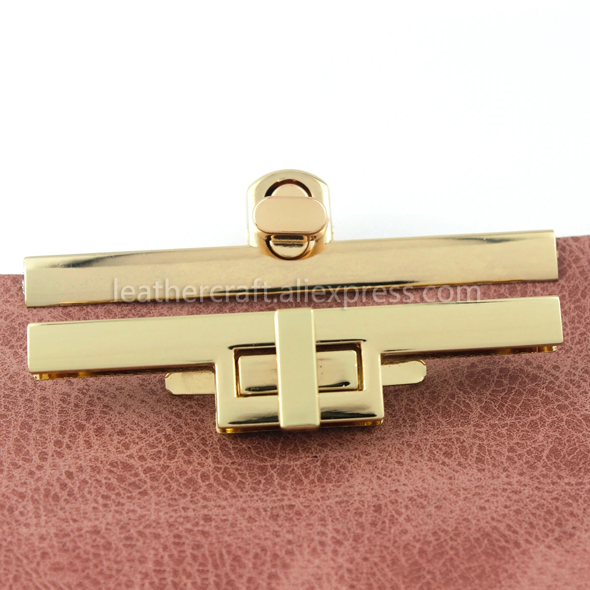 1x Metal Bag Tape Turn Lock Twist Lock Clasp buckles  Leather Craft Women Bag Handbag Shoulder Bag Purse DIY Hardware