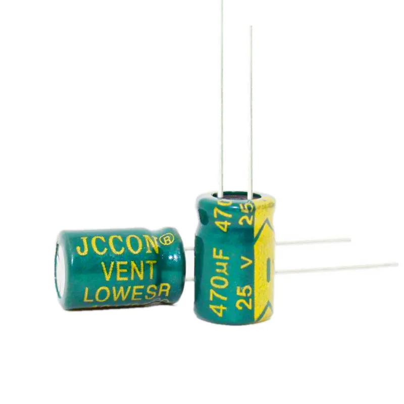 200PCS 470UF 25V   25V470UF Aluminum Electrolytic Capacitor  high-frequency 8X12MM